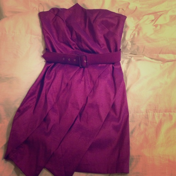 Purple party dress