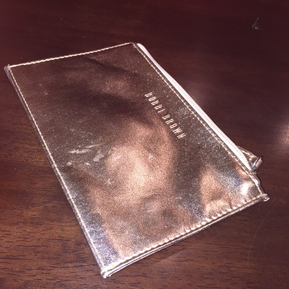 Like New Bobbi Brown  gold bag