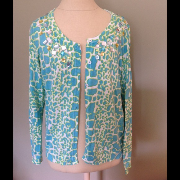 Cardigan with Gems