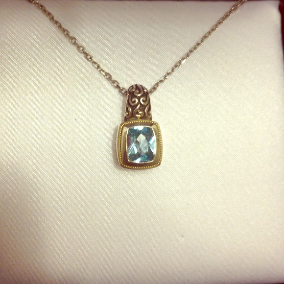 Blue Topaz necklace