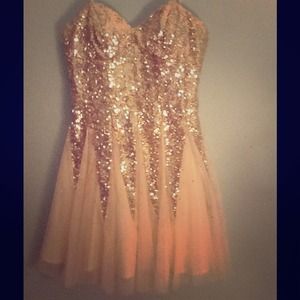Sparkly Short Prom Dress