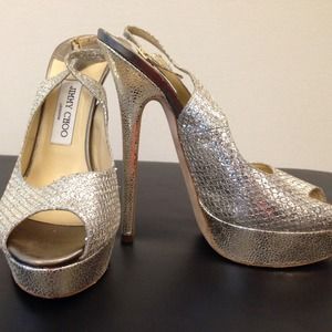 [PRICE REDUCED] Jimmy Glitter Slingback Pump
