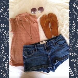 H&m brown top super cute