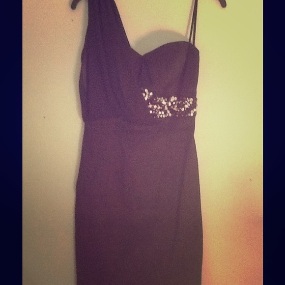 One shoulder homecoming dress