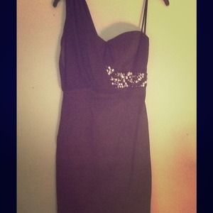 One shoulder homecoming dress