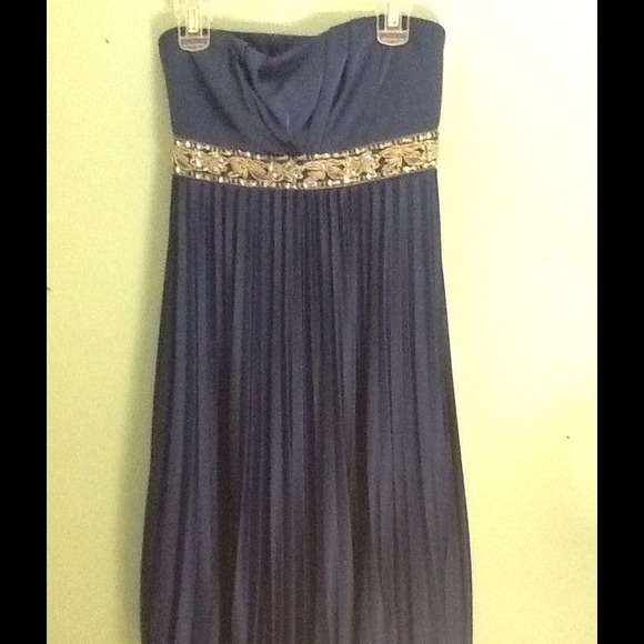 Dark blue homecoming dress
