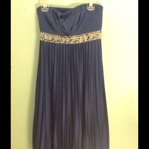 Dark blue homecoming dress