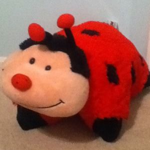 Lady bug pillow pet