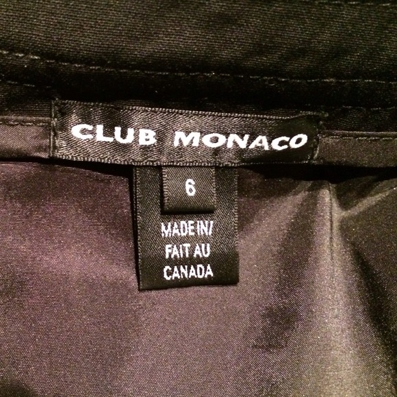 Club Monaco black pencil skirt, worn once!
