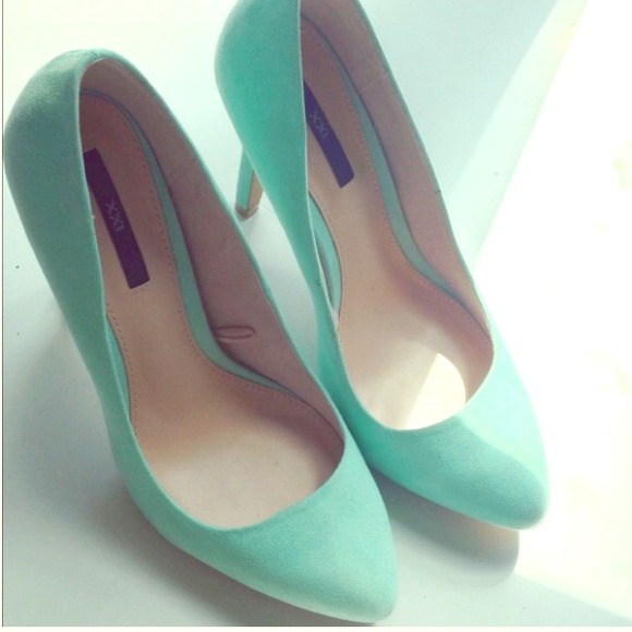 Forever 21 mint heels