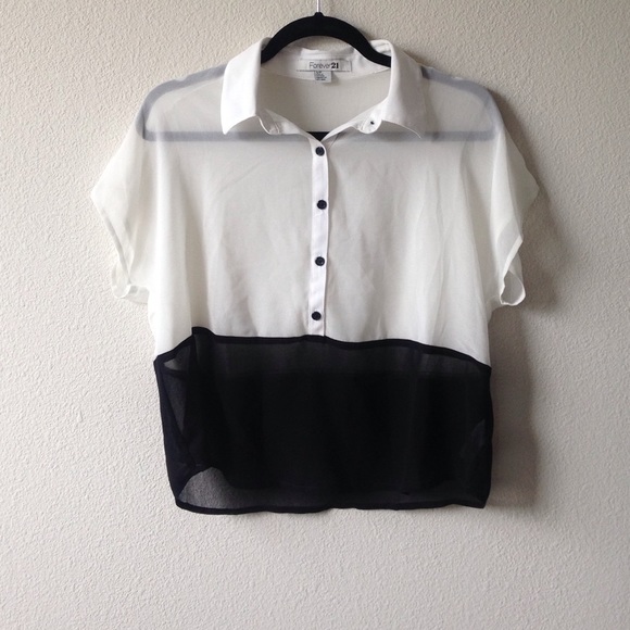 Forever 21 Tops - Forever 21 colorblock blouse