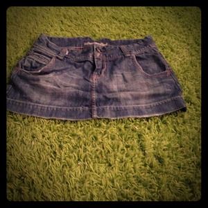 American Eagle Dark Wash Jean Skirt