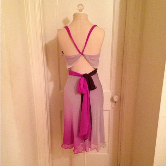 BCBGMaxAzria Purple Ombré Dress - Picture 2 of 2