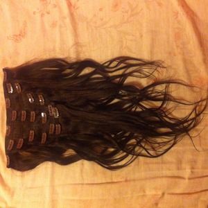 100% real human hair extensions