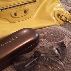 Gucci Sunglasses Traded for Wedge Blk Boots