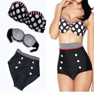 Pinup high waisted bikini