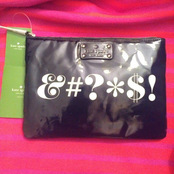 NWT Kate Spade Pardon My French Case Clutch Bag