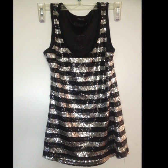 sequin tank