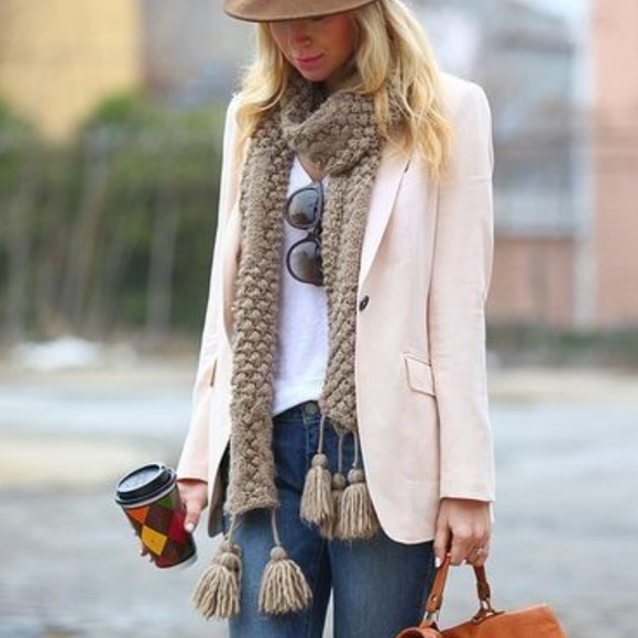 H&M Jackets & Blazers - H&M Cream Blazer