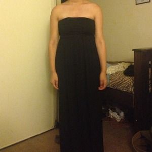 Maxi black dress