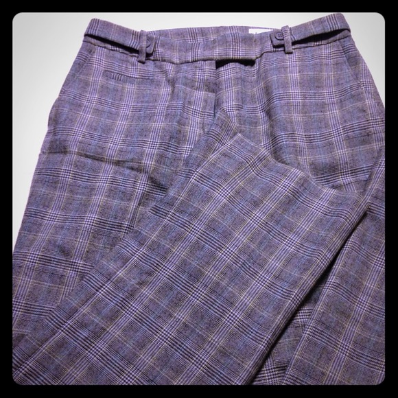 Plaid slacks