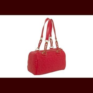 Jessica Simpson red handbag