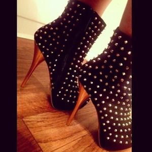 Spiked booties and Snakeskin Heels Bundle!