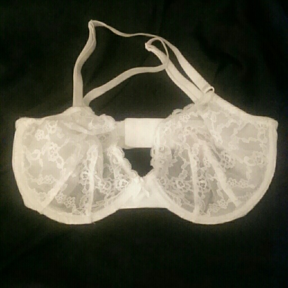 Victoria's secret white lace bra 34dd