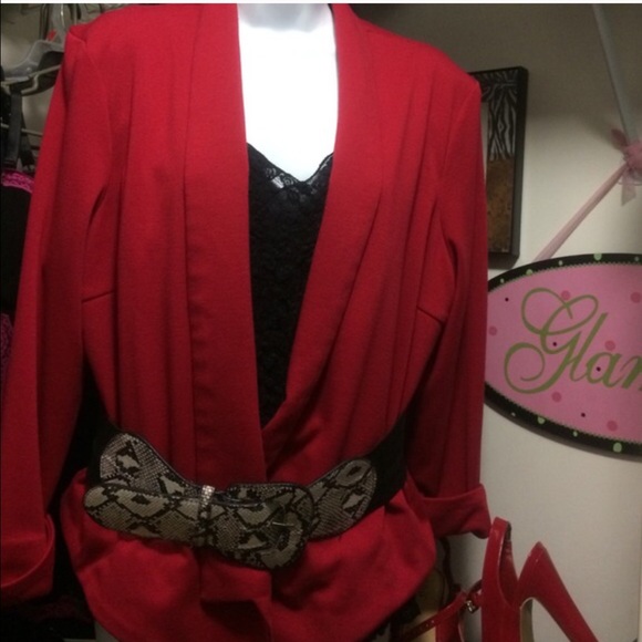 Red blazer - Picture 3 of 3