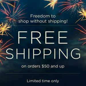 Free shipping on orders 50+