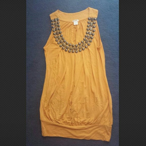 Yellow Studio Y top