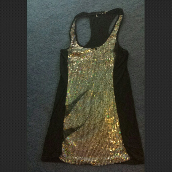 Sequin top by Easel
