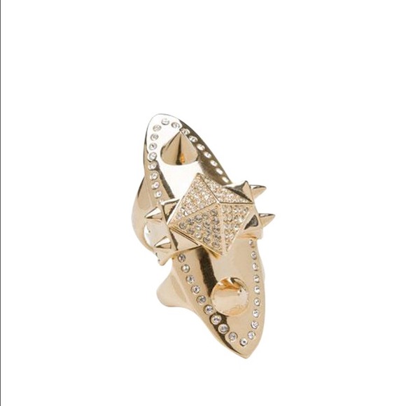 CC SKYE Barbarella Pave Hinge Ring