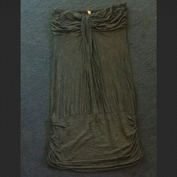 Navy tube dress from Papaya