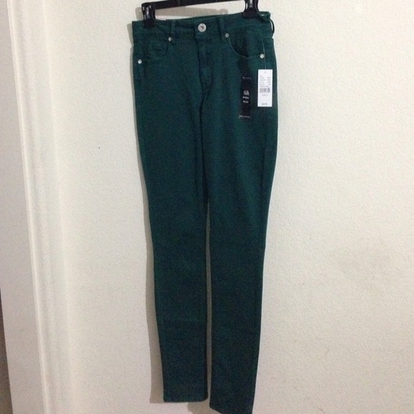 forest green Bullhead Denim high-waisted jeans - Picture 1 of 3