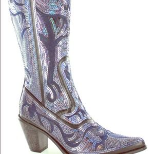 Helen's Heart Sequin Boots