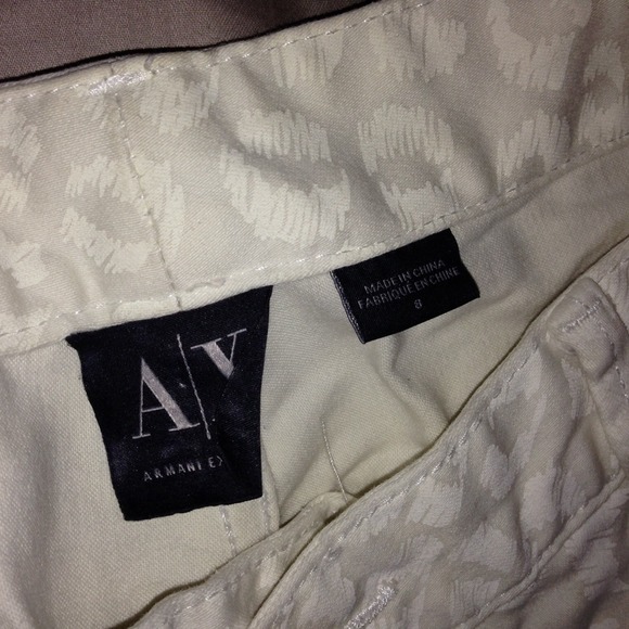 **REDUCED**Straight fit A|X Leopard Print jeans.