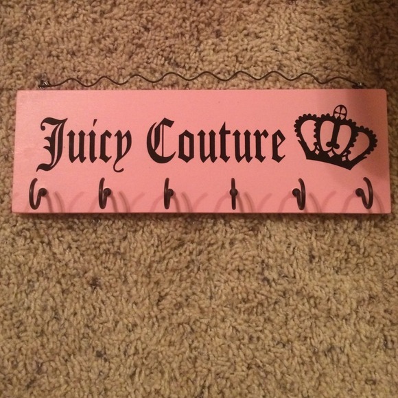 Cute pink hanger - not actually from juicy