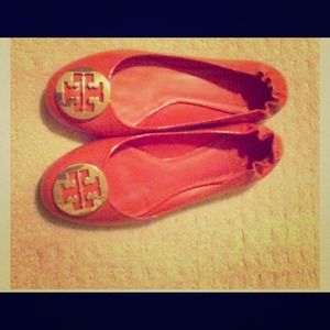 Authentic Tory Burch Reva flats