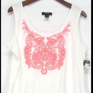 💞SALE💞NWT STYLE & CO. 1X BOHO SLVLS TUNIC