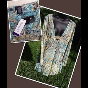 🌹🌹REDUCED -Super cute sheer top! 😃