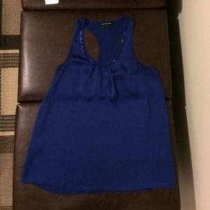 XS Slinky blue EXPRESS blouse