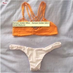 Siempre Golden Orange Shaka top