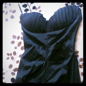 BeBe black mermaid evening gown