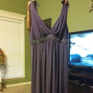 Purple special evening grown