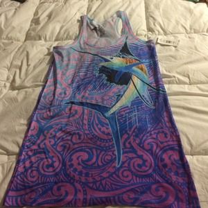 Guy Harvey tank tunic cover-up