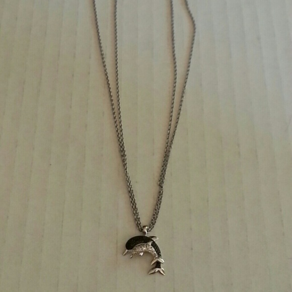 ☆SOLD☆ .925 Sterling Silver Dolphin Necklace