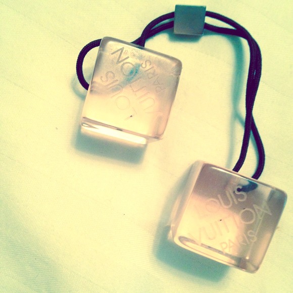 Authentic Pink Louis Vuitton Hair Tie