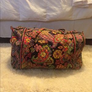 Large Vera Bradley duffle bag