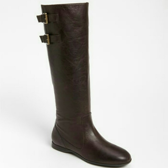 Enzo Angiolini dk brown leather boots